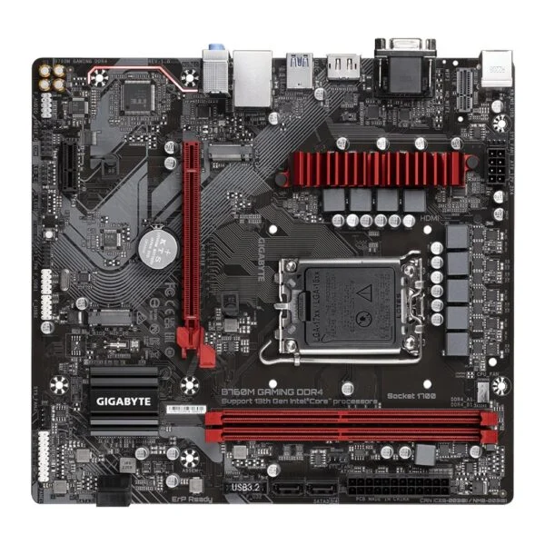 Gigabyte B760M GAMING DDR4 | Socket LGA 1700 | Intel B760 | 4xDDR4 | Micro-ATX | Moederbord