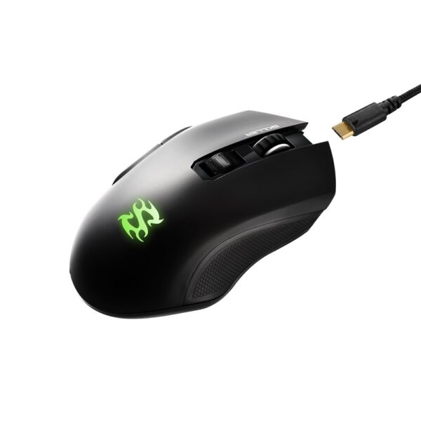 Sharkoon Skiller SGM3 | Draadloze Gaming Muis | Rechtshandig | RF + USB-A | 6000 DPI | Zwart