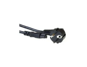 ACT AK5144 Stroomkabel | CEE7/7 Male (Haaks) naar C5 | 2.00 m | Zwart | 230V | 2.5A