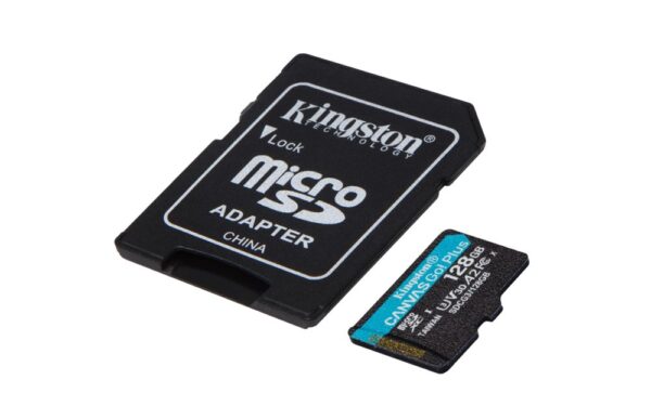 Kingston Canvas Go! Plus | MicroSDXC | 128GB | Class 10 | UHS-I U3