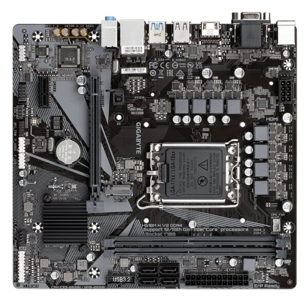 Gigabyte H610M H V2 (rev. 1.0) | Socket LGA 1700 | Intel H610 | 2xDDR4 | Micro-ATX | Moederbord