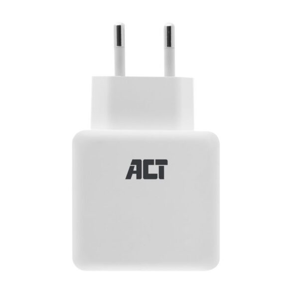 ACT AC2125 | Fast Charge Dual USB-A Oplader 30W | Wit