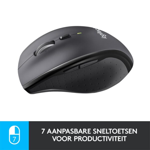 Logitech Marathon M705 | Draadloze Muis | Rechtshandig | RF | 1000 DPI | Zwart