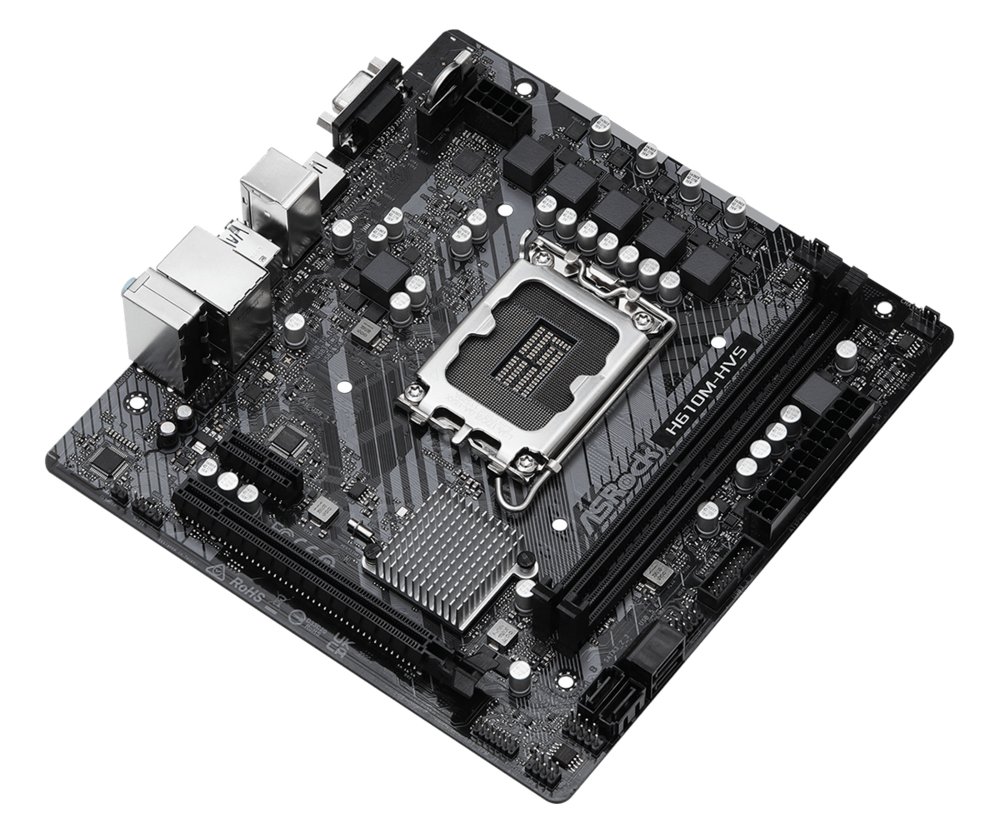 Asrock H610M-HVS Intel H610 | Socket LGA 1700 | Intel H610 | 2xDDR4 | Micro-ATX | Moederbord - Image 4