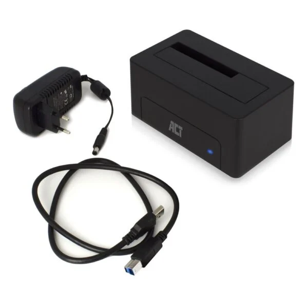 ACT AC1500 | SATA Docking Station | 2,5" & 3,5" HDD/SSD | USB 3.2 Gen1 (5 Gbps)