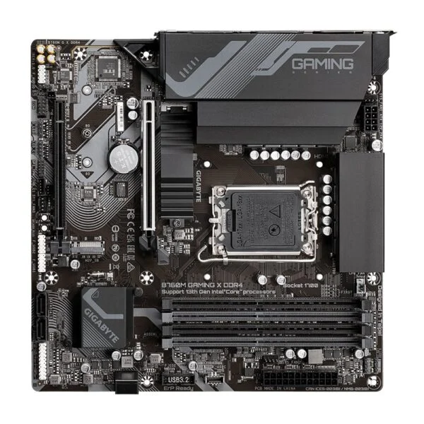 MB Gigabyte B760M GAMING X | Socket LGA 1700 | Intel B760 | 4xDDR4 | Micro-ATX | Moederbord
