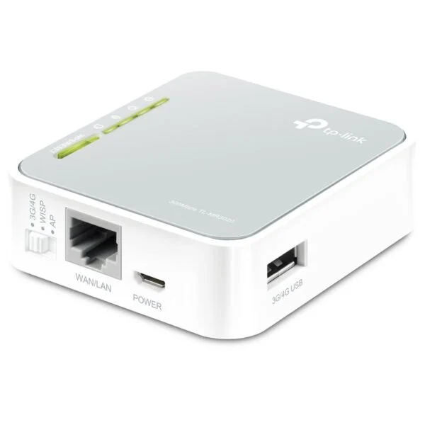 TP-Link TL-MR3020 | 4G/3G Router & Travel Router | WiFi 4 (802.11n) | Single-band (2,4 GHz) | tot 150 Mbit/s