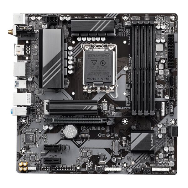 Gigabyte B760M DS3H AX (rev. 1.x) | Socket LGA 1700 | Intel B760 | 4xDDR5 | Micro-ATX | Moederbord