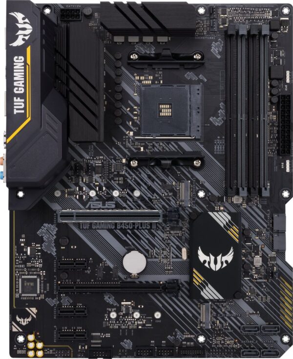 ASUS TUF GAMING B450-PLUS II | Socket AM4 | AMD B450 | 4xDDR4 | ATX | Moederbord