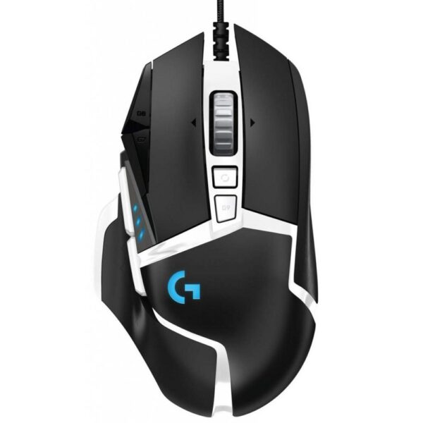 Logitech G502 SE Hero | Bedrade Gaming Muis | Rechtshandig | USB-A | 16000 DPI | Zwart/Wit