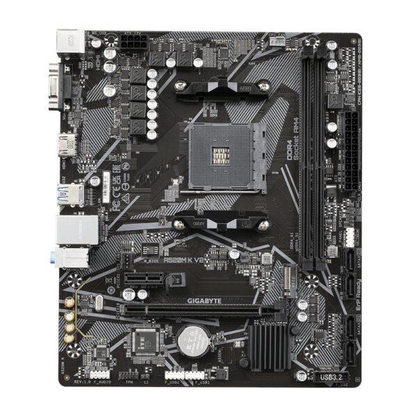 Gigabyte A520M-K V2 | Socket AM4 | AMD A520 | 2xDDR4 | Micro-ATX | Moederbord
