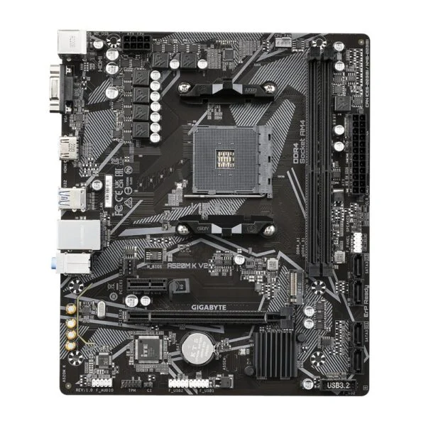 Gigabyte A520M-K V2 | Socket AM4 | AMD A520 | 2xDDR4 | Micro-ATX | Moederbord