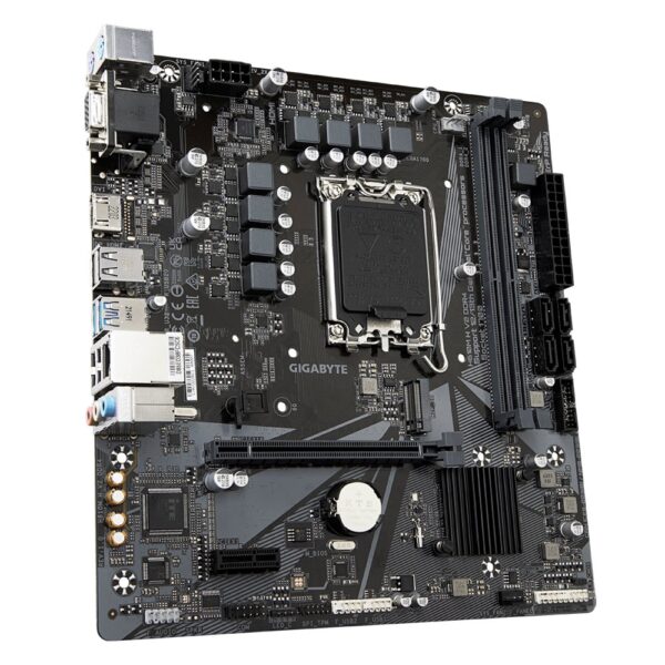 Gigabyte H610M H V2 (rev. 1.0) | Socket LGA 1700 | Intel H610 | 2xDDR4 | Micro-ATX | Moederbord