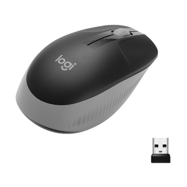 Logitech M190 | Draadloze Muis | Links- en Rechtshandig | RF | 1000 DPI | Grijs