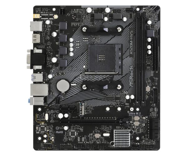 Asrock A520M-HVS | Socket AM4 | AMD A520 | 2xDDR4 | Micro-ATX | Moederbord