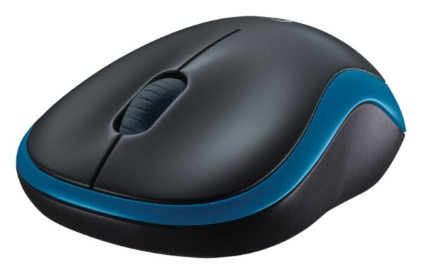 Logitech M185 | Draadloze Muis | Links- en Rechtshandig | RF | 1000 DPI | Zwart/Blauw