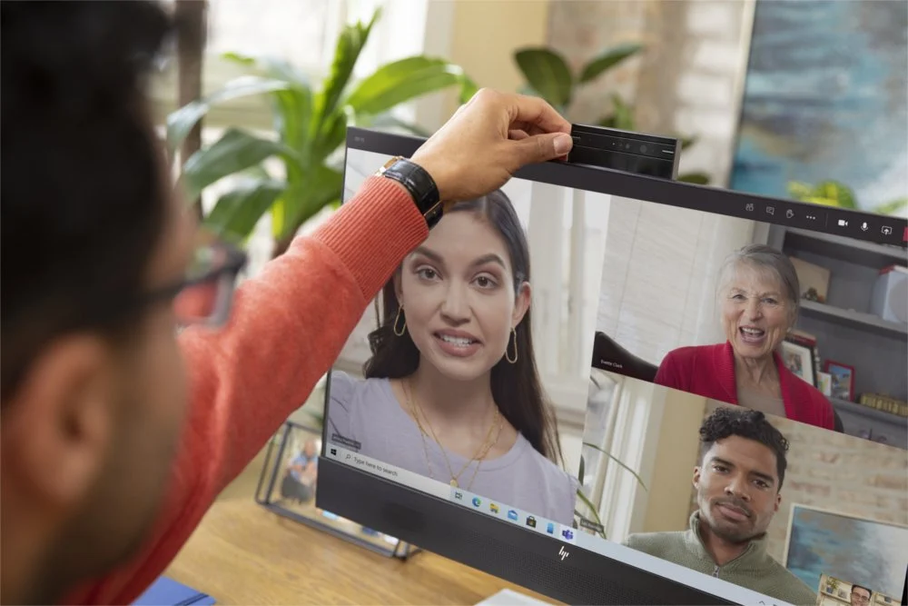 HP E24mv G4 24" | 1920x1080 IPS | 60Hz | Conferencing Monitor met Webcam, Microfoon en Speakers - Image 7