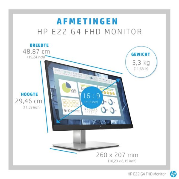 HP E22 G4 21.5'' | 1920x1080 IPS | 60Hz | Monitor