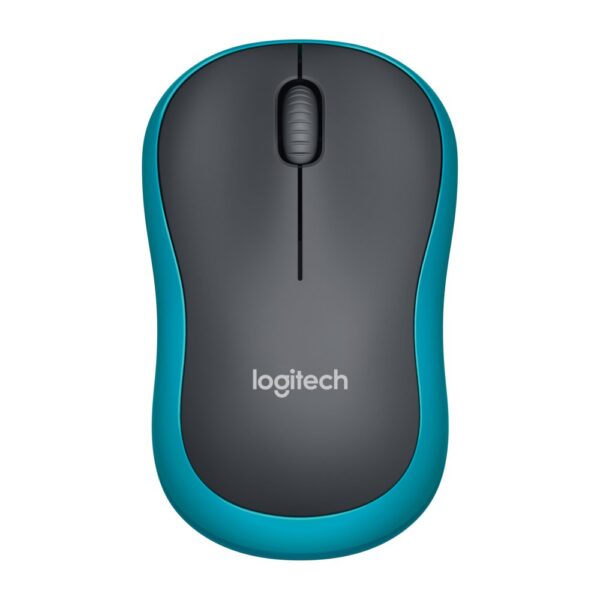 Logitech M185 | Draadloze Muis | Links- en Rechtshandig | RF | 1000 DPI | Zwart/Blauw