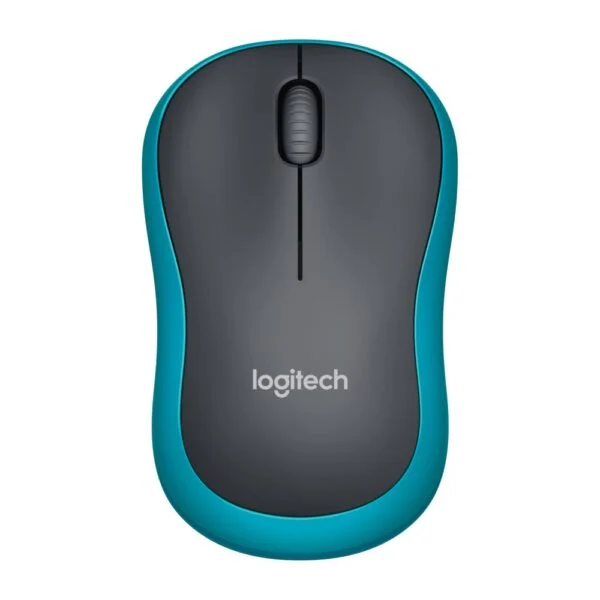 Logitech M185 | Draadloze Muis | Links- en Rechtshandig | RF | 1000 DPI | Zwart/Blauw