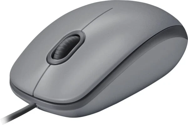 Logitech M110 Silent | Bekabelde Muis | Links- en Rechtshandig | USB-A | 1000 DPI | Grijs
