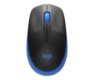 Logitech M190 | Draadloze Muis | Links- en Rechtshandig | RF | 1000 DPI | Zwart/Blauw