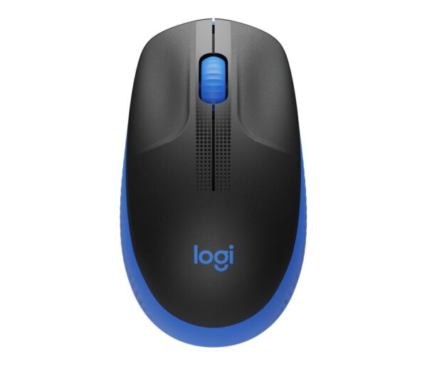 Logitech M190 | Draadloze Muis | Links- en Rechtshandig | RF | 1000 DPI | Zwart/Blauw