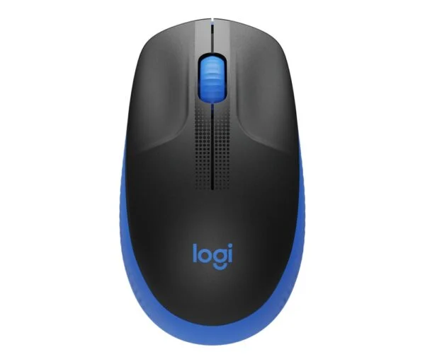 Logitech M190 | Draadloze Muis | Links- en Rechtshandig | RF | 1000 DPI | Zwart/Blauw