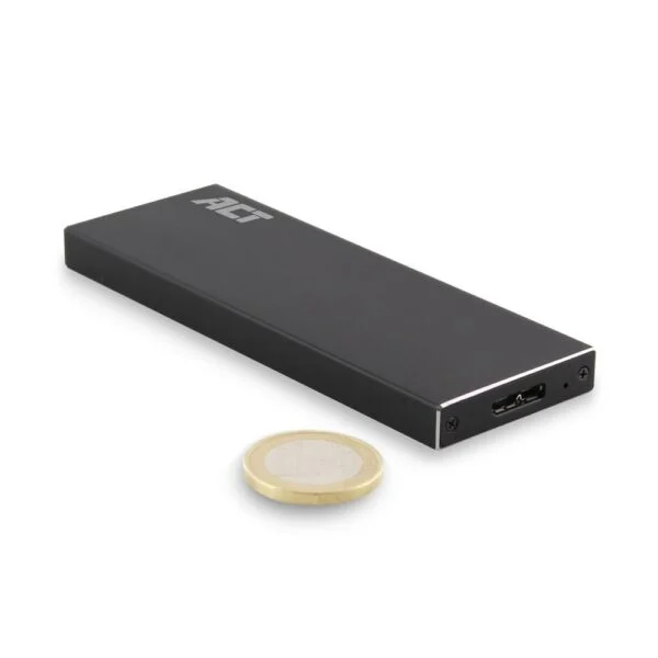 ACT AC1600 | USB 3.2 Gen1 M.2 SATA SSD Behuizing | Aluminium | 5 Gbps