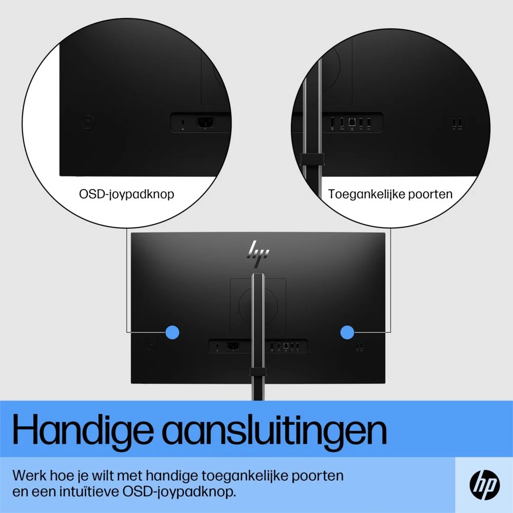 HP E27 G5 27'' | 1920x1080 IPS | 75Hz | USB-Hub | Ergonomisch Design | Full HD Monitor - Image 9