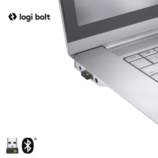 Logitech Signature M650 for Business | Draadloze Muis | Rechtshandig | RF + Bluetooth | 4000 DPI | Grafiet