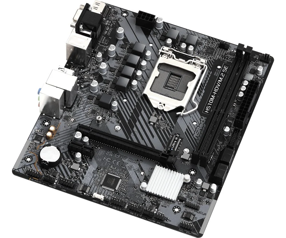 Asrock H510M-HDV/M.2 SE | Socket LGA 1200 | Intel H470 | 2xDDR4 | Micro-ATX | Moederbord - Image 4
