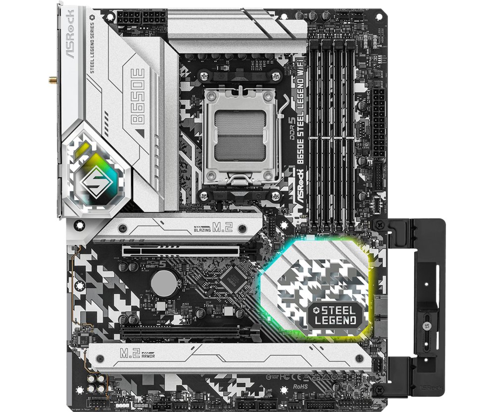 Asrock B650E Steel Legend WiFi | Socket AM5 | AMD B650 | 4xDDR5 | ATX | Moederbord - Image 3