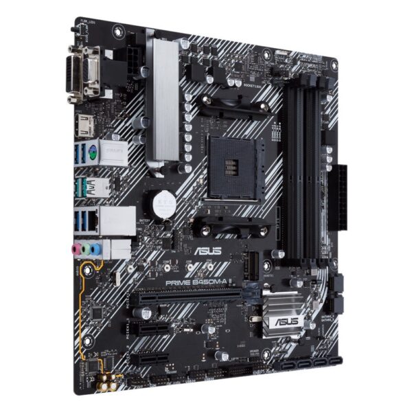 ASUS PRIME B450M-A II | Socket AM4 | AMD B450 | 4xDDR4 | Micro-ATX | Moederbord