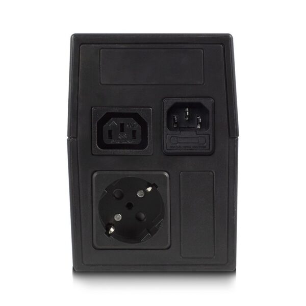 ACT AC2305 Line-Interactive UPS | 600 VA | 2 Stopcontacten (1x C13, 1x Type F) | AVR Spanningstabilisatie | Bescherming tegen Stroomstoringen