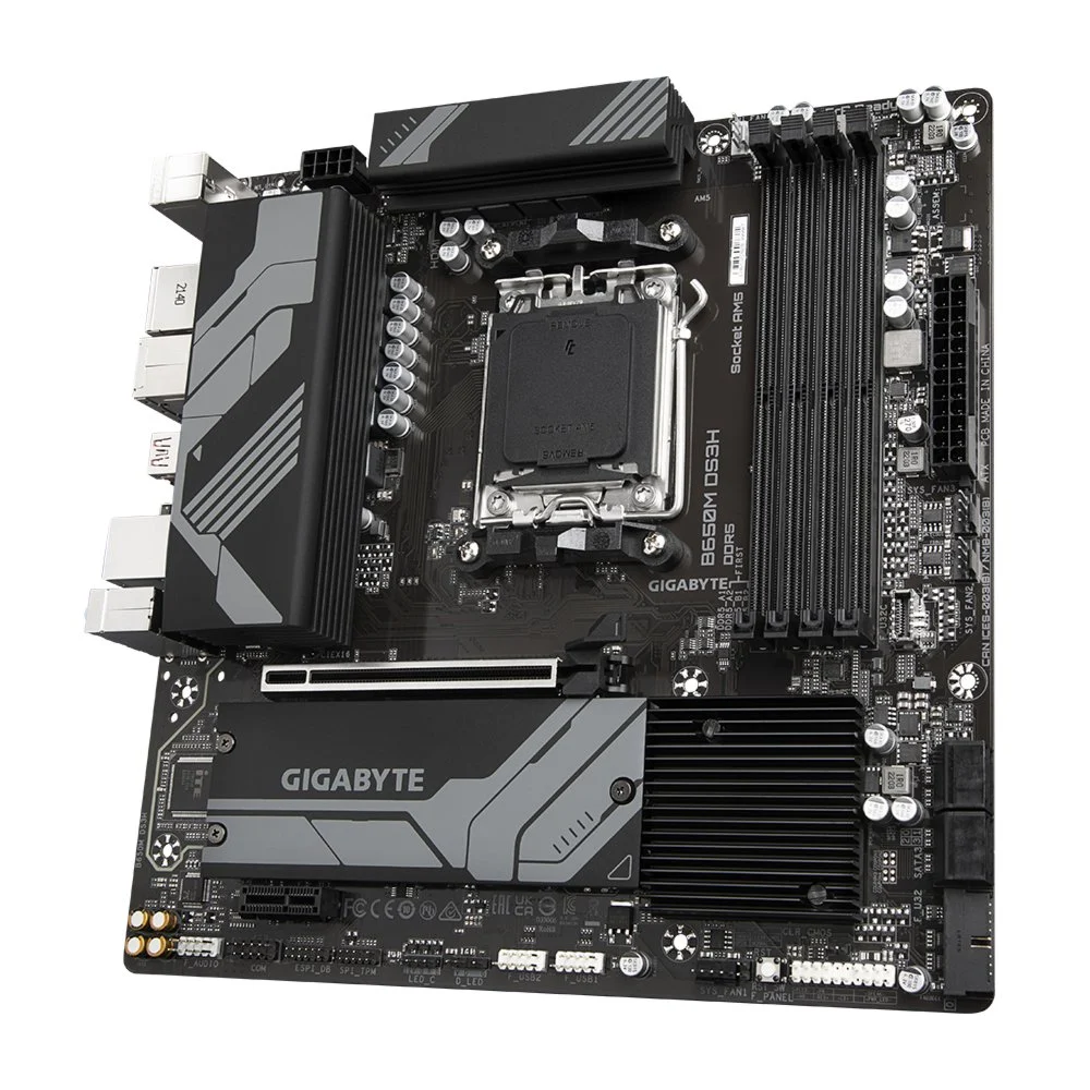 Gigabyte B650M DS3H | Socket AM5 | AMD B650 | 4xDDR5 | Micro-ATX | Moederbord - Image 4