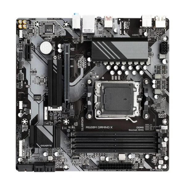Gigabyte A620M GAMING X | Socket AM5 | AMD A620 | 4xDDR5 | Micro-ATX | Moederbord