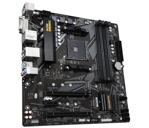 Gigabyte B550M DS3H | Socket AM4 | AMD B550 | 4xDDR4 | Micro-ATX | Moederbord