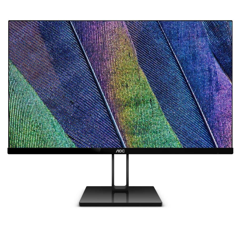 AOC 24V2Q 23,8" | 1920x1080 Full HD IPS | 75Hz | Ultra Slim Bezel | 99% sRGB | Flicker-Free Technologie | Monitor - Image 9