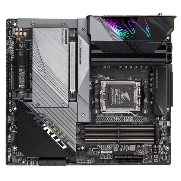 Gigabyte X670E AORUS MASTER (REV. 1.0) | Socket AM5 | AMD X670 | 4xDDR5 | ATX | Moederbord