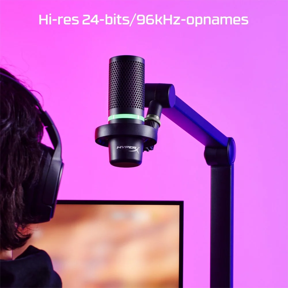 HyperX DuoCast | USB-microfoon | RGB-verlichting | Voor pc en console | Zwart - Image 8