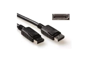 ACT AK3980 | DisplayPort Kabel | 2,0m | Zwart | Power Pin 20 Niet Aangesloten