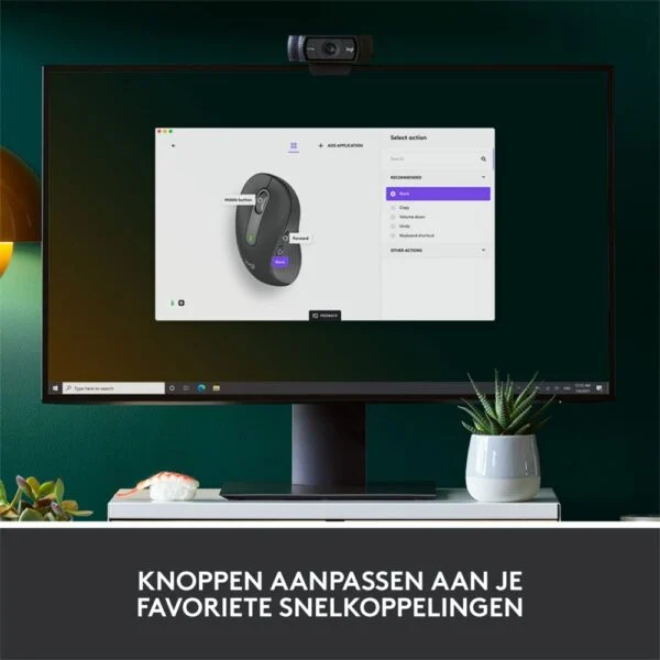 Logitech Signature M650 | Draadloze Muis | Linkshandig | RF + Bluetooth | 2000 DPI | Grafiet