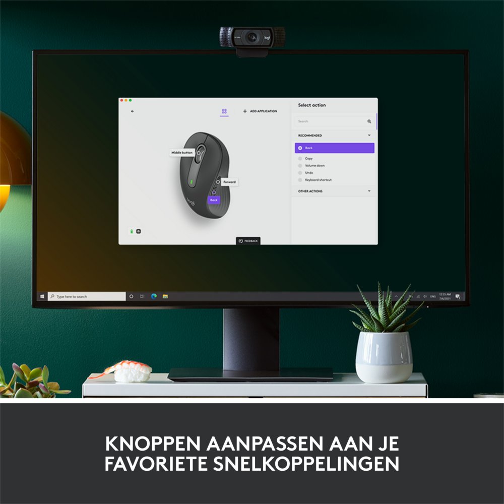 Logitech Signature M650 | Draadloze Muis | Linkshandig | RF + Bluetooth | 2000 DPI | Grafiet - Image 10