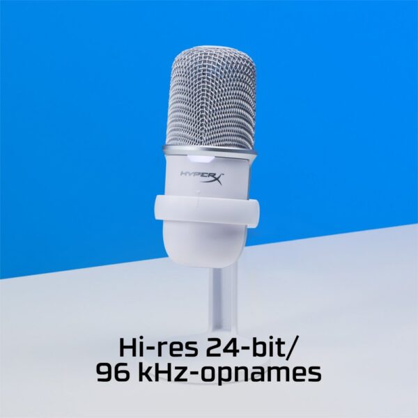 HyperX SoloCast | USB-microfoon | Voor pc en console | Wit