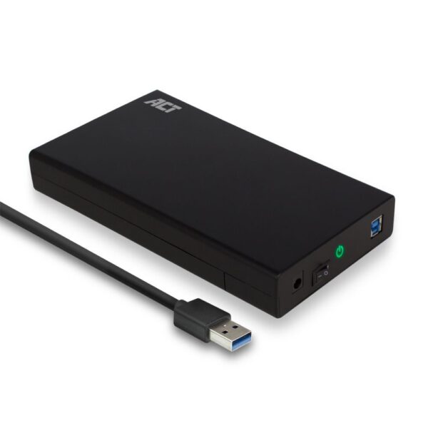 ACT AC1405 | 3,5" SATA HDD Behuizing | USB 3.2 Gen1 (5 Gbit/s) | Schroefloos Design