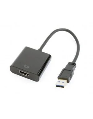 Gembird grafische adapter | USB naar HDMI | 1920 x 1080 pixels | Zwart | A-USB3-HDMI-02