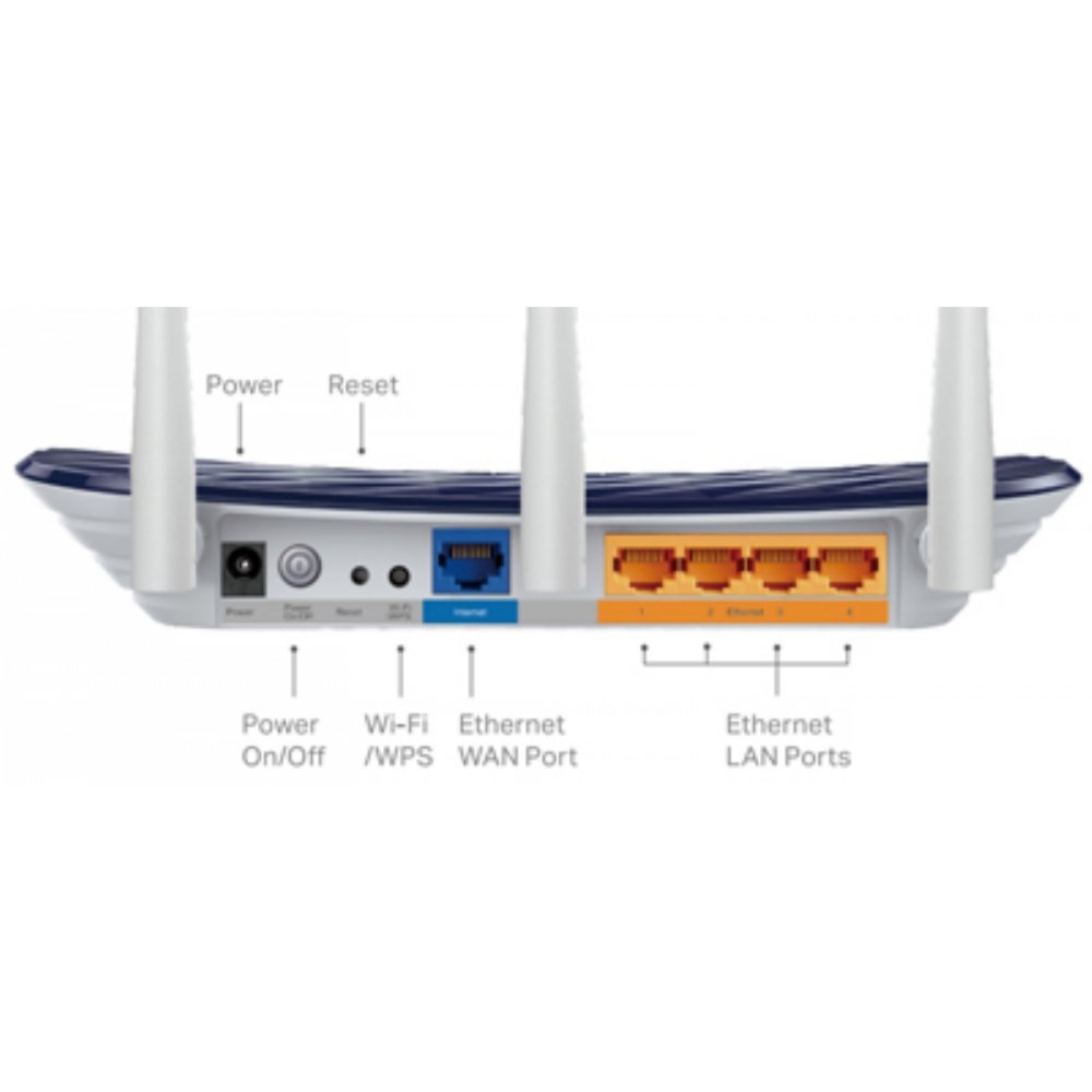 TP-Link Archer C20 | Wifi 5 Router | Dual-band (2.4 GHz / 5 GHz) | 733Mbit/s - Image 3