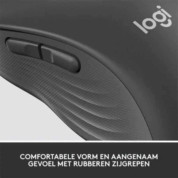 Logitech Signature M650 for Business | Draadloze Muis | Rechtshandig | RF + Bluetooth | 4000 DPI | Grafiet