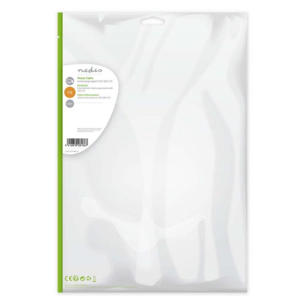 Nedis CEGP10000BK50 | 5 m Stroomkabel | Type F (CEE 7/7) Male naar IEC C13 | Zwart | 10A / 250V | PVC